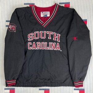 Vintage Champion University of South Carolina Gamecocks Windbreaker pullover